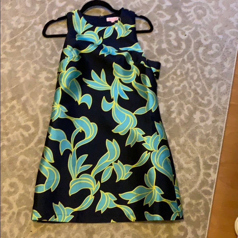 Side cut out navy blue dress from Lulus’s
